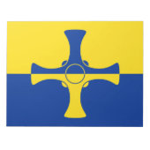Vlag van Durham (VK) Notitieblok (Voorkant)