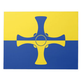 Vlag van Durham (VK) Notitieblok
