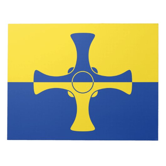 Vlag van Durham (VK) Notitieblok (Voorkant)