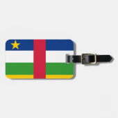 Vlag van Easy ID Personal uit de Centraal-Afrikaan Bagagelabel (Voorkant horizontaal)