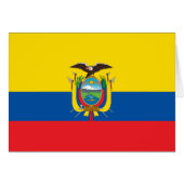 Vlag van Ecuador (Voorkant Horizontaal)