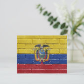 Vlag van Ecuador Briefkaart (Staand voorkant)