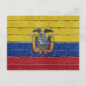 Vlag van Ecuador Briefkaart (Voorkant)