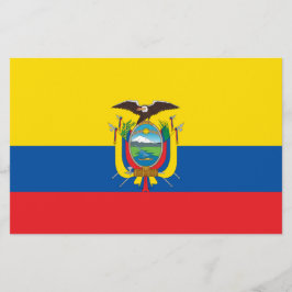 Vlag van Ecuador Briefpapier