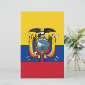 Vlag van Ecuador Briefpapier (Staand voorkant)