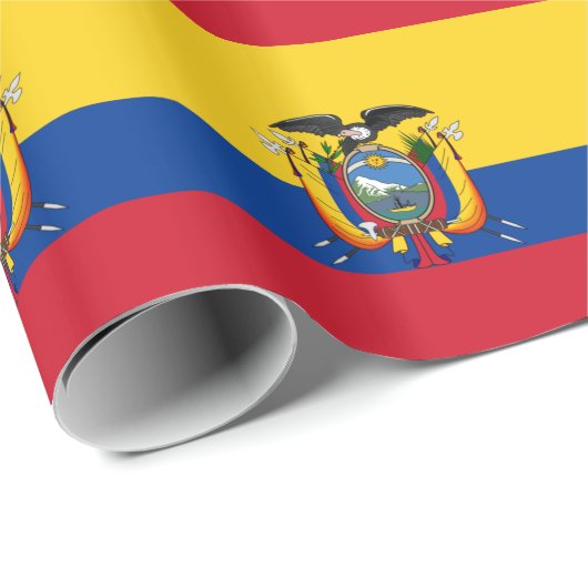 Vlag van Ecuador Cadeaupapier (Rol Hoek)