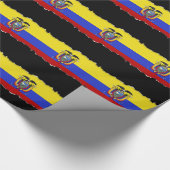 Vlag van Ecuador Cadeaupapier (Hoek)