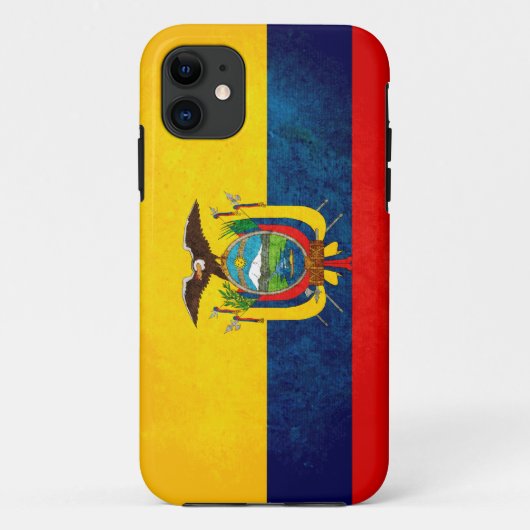 Vlag van Ecuador Case-Mate iPhone Case (Achterkant)