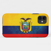 Vlag van Ecuador Case-Mate iPhone Case (Achterkant (horizontaal))