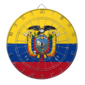 Vlag van Ecuador Dartbord (Voorkant)