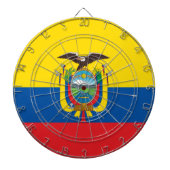 Vlag van Ecuador Dartbord (Voorkant)