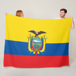 Vlag van Ecuador Fleece Deken