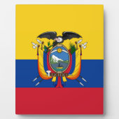 Vlag van Ecuador Fotoplaat (Voorkant)
