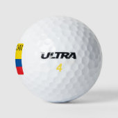 Vlag van Ecuador Golfballen (Logo)