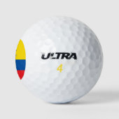 Vlag van Ecuador Golfballen (Logo)