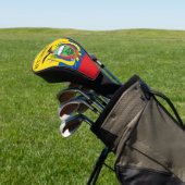 Vlag van Ecuador Golfheadcover (Insitu)
