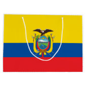 Vlag van Ecuador Groot Cadeauzakje (Achterkant)