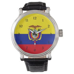 Vlag van Ecuador Horloge