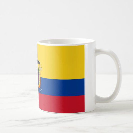 Vlag van Ecuador Koffiemok (Rechts)
