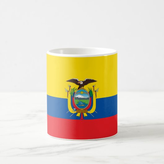 Vlag van Ecuador Koffiemok (Center)