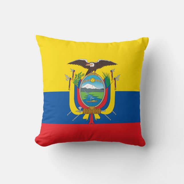 Vlag van Ecuador Kussen (Voorkant)