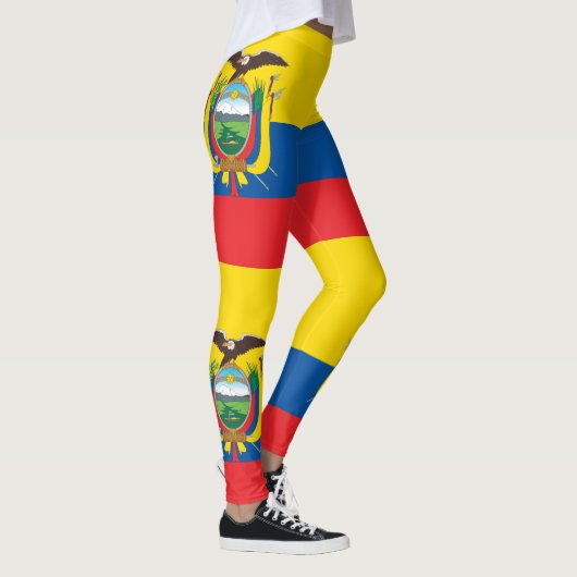 Vlag van Ecuador Leggings (Rechts)
