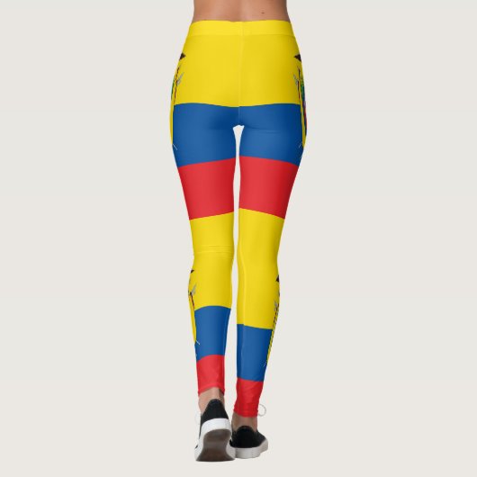 Vlag van Ecuador Leggings (Achterkant)