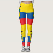 Vlag van Ecuador Leggings (Voorkant)