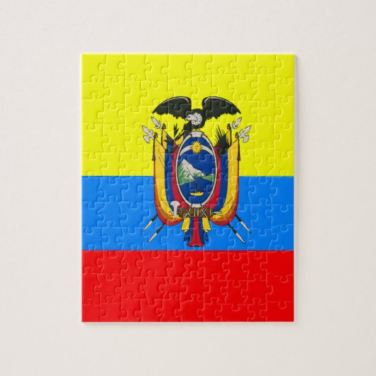 Vlag van Ecuador Legpuzzel (Verticaal)