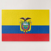 Vlag van Ecuador Legpuzzel (Horizontaal)
