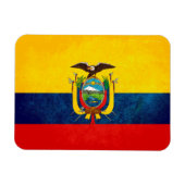 Vlag van Ecuador Magneet (Horizontaal)