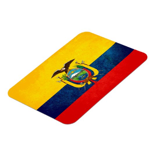 Vlag van Ecuador Magneet (Linkerzijde)