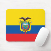 Vlag van Ecuador Muismat (Met muis)