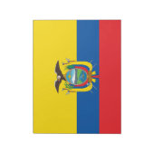 Vlag van Ecuador Notitieblok (Linkerzijde)