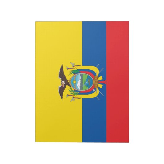 Vlag van Ecuador Notitieblok (Linkerzijde)