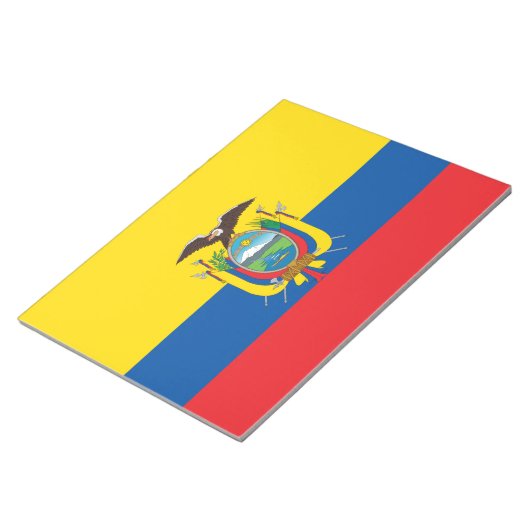 Vlag van Ecuador Notitieblok (Schuin)