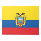 Vlag van Ecuador Notitieblok (Voorkant)