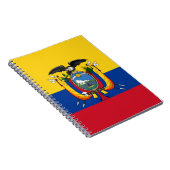 Vlag van Ecuador Notitieboek (Rechterzijde)