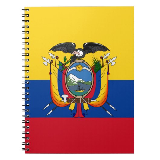 Vlag van Ecuador Notitieboek (Voorkant)