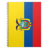 Vlag van Ecuador Notitieboek (Voorkant)