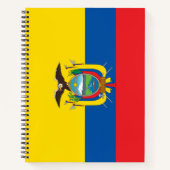 Vlag van Ecuador Notitieboek (Voorkant)
