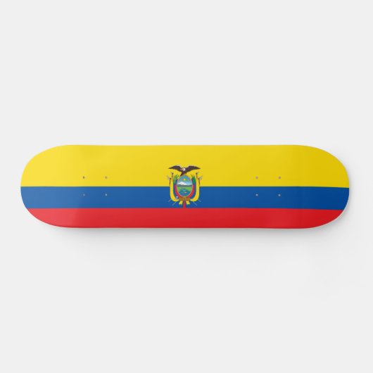Vlag van Ecuador Persoonlijk Skateboard (Horizontaal)