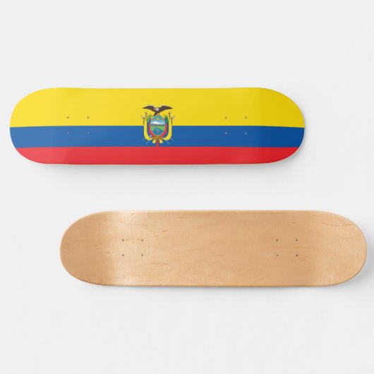 Vlag van Ecuador Persoonlijk Skateboard (Horizontaal)