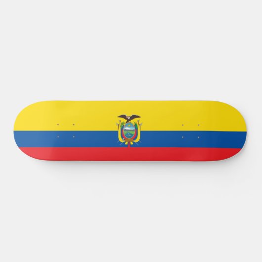 Vlag van Ecuador Persoonlijk Skateboard (Horizontaal)