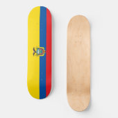 Vlag van Ecuador Persoonlijk Skateboard (Voorkant)