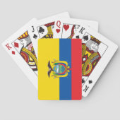 Vlag van Ecuador Pokerkaarten (Achterkant)