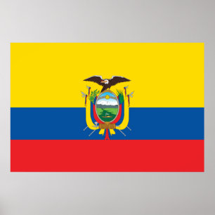 Vlag van Ecuador Poster