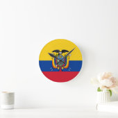 Vlag van Ecuador Ronde Klok (Huis)