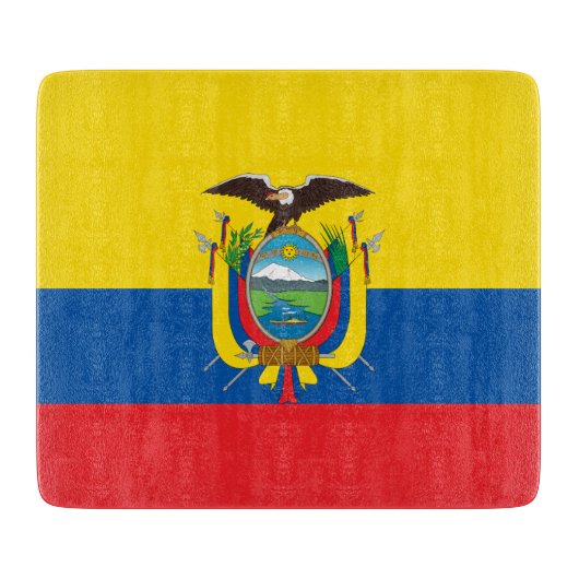 Vlag van Ecuador Snijplank (Voorkant)