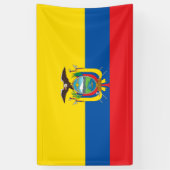 Vlag van Ecuador Spandoek (Verticaal)